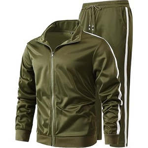 Ensemble de survêtement pour homme, design de mode d'hiver, 2 pièces, personnalisable, avec capuche zippée, matière polaire, couleurs et logo personnalisés - Product Image 5