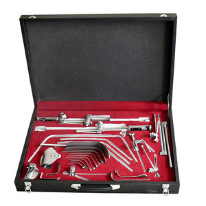 Juego de Retractores Thompson de Acero Inoxidable Reutilizables, Manuales, Autoajustables, Montados en Mesa, con Certificación CE, para Cirugía ORL - Product Image 1