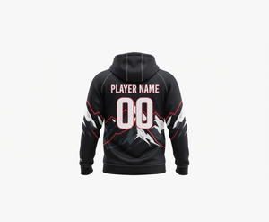 Unisex Sublimation Printed Polyester Hoodie-High Quality Custom Printing Regular <b>Fit</b> Winter Ready - Product Image 2