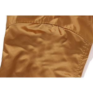 Veste universitaire en satin respirant de qualité supérieure avec patchs brodés de baseball réversibles, vente en gros de vestes universitaires en satin style Letterman - Product Image 4