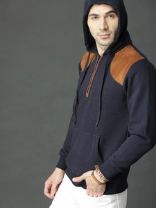 Trending Mens Hoodies Oversized Fleece <b>Sweatshirt</b> Winter Streetwear Custom OEM Wholesale Supplier Men Hooded <b>Sweatshirt</b> <b>Navy</b> - Product Image 1