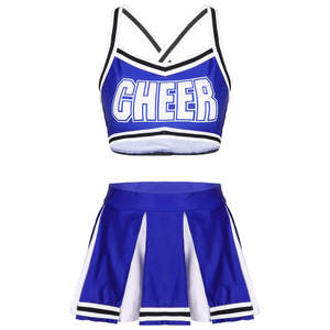 Uniformes de cheerleading pour équipes scolaires, logo personnalisé imprimé, tenues de cheerleading pour la danse - Product Image 3