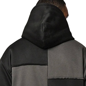 Style personnalisé Sweat à capuche épais en coton polaire avec écusson Sweat-shirt Boxy Oversize Baggy Design Col à capuche solide tricoté de grande taille - Product Image 5