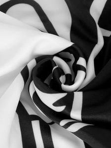 Fashionable Contrast Panel Black White <b>Pullover</b> Hoodie with Drawstring Hood and Kangaroo Pocket - Product Image 5