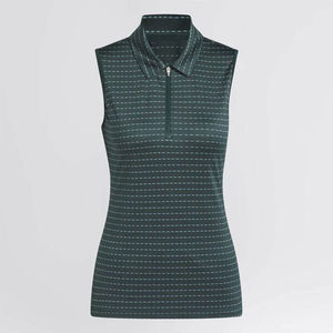 Camiseta sin Mangas para Mujer, Ligera, de Poliéster, con Diseño de Puntos, de Secado Rápido, Informal, para Tenis - Product Image 1