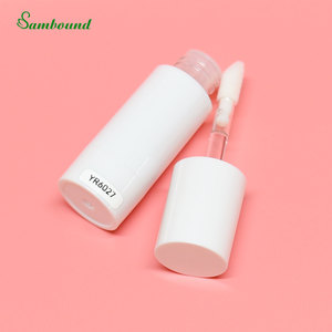 Custom 11ml Lip Gloss Tube Double-Layer Transparent <b>Bottle</b> Hot Stamping Surface Replaceable <b>Brush</b> Handle Large Capacity Design - Product Image 4