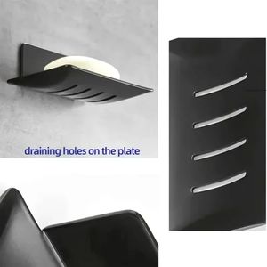 Soap Cage Carbon Steel Professional Quality Bathroom <b>Shower</b> Soap Tray Wall Mounted Drainage Soap Dish Box Holder <b>Storage</b> Rack - Product Image 5