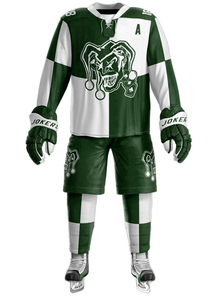 Uniforme de Hockey sobre Hielo Atlético y Duradero, Jersey y Pantalones con Logotipo Personalizado del Equipo, Ropa Deportiva que Absorbe la Humedad para Partidos y Competiciones - Product Image 4