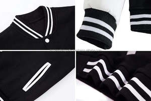 Chaqueta Universitaria Estilo Urbano con Cuello Alto Excelente Calidad Buen Fabricante Marca Privada - Product Image 2