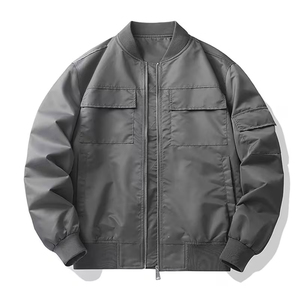 <b>Men</b>’s Premium Classic Bomber <b>Jacket</b> Stylish Casual Lightweight Zip Up Outerwear <b>Jacket</b> with Comfortable Fit for Daily Wear - Product Image 1
