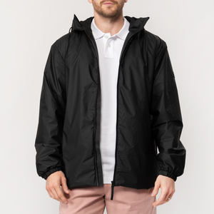 Chaqueta Cortavientos para Uso Diario al Aire Libre, Unisex, Impermeable, Cortavientos, de Longitud Media, Diseñada para Condiciones Lluviosas - Product Image 4