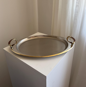 Wholesale Custom Logo New Design Silver Aluminium Serving <b>tray</b> Oval Shape Food Grade <b>Storage</b> Dishwasher Safe <b>Tray</b> - Product Image 1