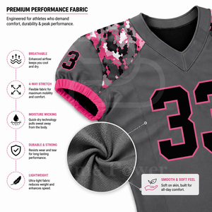 Conjunto de Uniforme de Fútbol Americano Personalizado al por Mayor 2026, Jersey y Pantalones, Tela de Malla Transpirable, Uniforme de Entrenamiento de Equipo, Fabricante OEM - Product Image 5