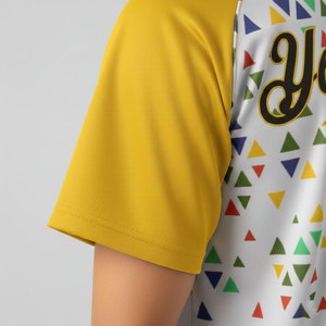 Maillot de baseball personnalisé avec votre propre design, impression numérique par sublimation, rayé, uni, grande taille, protection UV, uniforme d'équipe - Product Image 3
