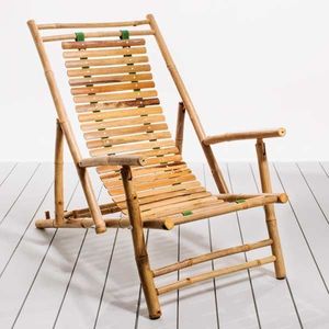High Quality Bamboo Outdoor Furniture Beach Hotel <b>Sunbed</b> Bamboo Relaxing Chair Sun Loungers for Hotel Resort Made in Vietnam - Product Image 4