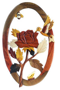 Décoration Murale de Noël Religieuse en Bois Intarsia, Plaque Murale Artistique en Bois, Souvenir Artisanat en Bois - Product Image 6