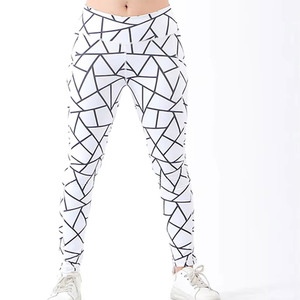 Leggings sur mesure pour femmes, taille haute, mode, fitness, yoga, tissu extensible premium - Product Image 1