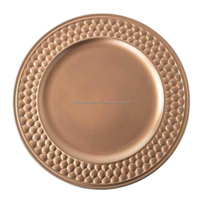 Assiette de présentation personnalisée de 13 pouces, taille sur mesure, forme ronde, pour desserts et aliments, réutilisable, fournitures pour événements - Product Image 1