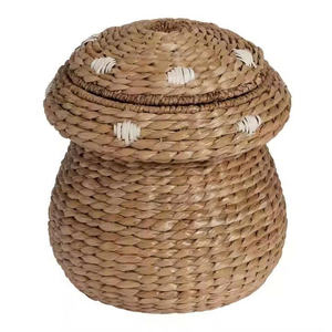 Cesta de Almacenamiento de Jacinto de Agua con Tapa, Nuevo Diseño Elegante, Hecho en Vietnam, Proveedor Mayorista - Product Image 1