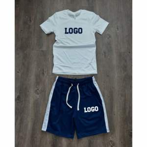 Ensemble décontracté 2 pièces en coton pour homme : T-shirt et short – Tenue d'été 2026 - Product Image 4