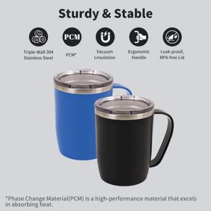 Tazas de Café al por Mayor para Sublimación, Taza de Viaje de Acero Inoxidable para Capuchino y Helado con Cuchara - Product Image 4