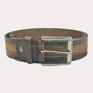 Gran oferta hecha a mano 100% cinturón informal de cuero genuino para hombres cinturones y accesorios casuales de cuero de alta calidad al mejor precio - Product Image 1