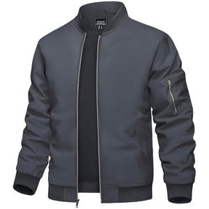 Wholesale Custom <b>Canvas</b> Bomber <b>Jacket</b> Breathable Quick Dry High Quality Winter OEM Service High Street Turn Down Collar <b>Jackets</b> - Product Image 5