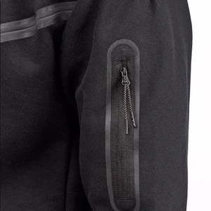 Ensemble de survêtements d'hiver pour hommes pas chers, deux pièces, à capuche, pour le jogging, vêtements de sport décontractés, 100% coton molletonné, séchage rapide, couleurs personnalisées pour hommes - Product Image 6