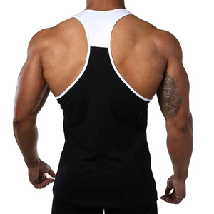 Men's Plain Muscle Fit Tank Tops Custom Logo <b>Cheap</b> Factory Sleeveless Cotton 100% Workout tank Top for men ODM OEM services - Product Image 2