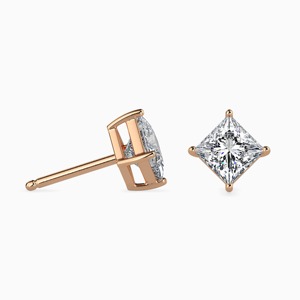 Pendientes de Diamantes Cultivados en Laboratorio de 0.50 CTW, Oro Sólido de 14K, Certificados por IGI, Joyería Fina Personalizada, Regalo de Boda de Lujo para Mujer, Más Vendidos - Product Image 2