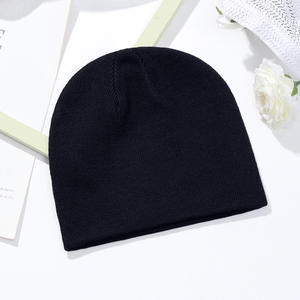 Bonnet unisexe style pêcheur, bonnet court en tricot avec revers, en tissu acrylique extensible et doux, pour un usage quotidien décontracté en extérieur - Product Image 6