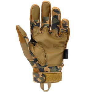 Gants de moto de course robustes, antidérapants, à forte adhérence, couleur unie, en cuir véritable, élégants, pour hommes - Product Image 3