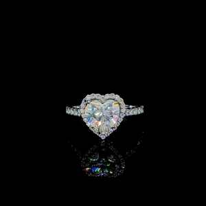 แหวนเพชรคุณภาพดีที่สุด พร้อมการฝังแบบไมโครเพฟ สำหรับงานแต่งงาน ดีไซน์เครื่องประดับเจ้าสาวสุดหรู ใช้ได้ในราคาขายส่ง - Product Image 3