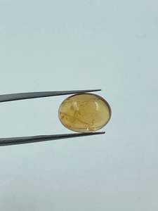 ซิทรีน หินธรรมชาติชนิดกึ่งมีค่า สีน้ำผึ้ง รูปไข่ โปร่งใส สร้อยคอเปลือกหอย จี้แต่งงานสุดอินเทรนด์ - Product Image 3