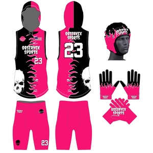 Uniforme de Fútbol Americano a 7 para Adultos, 100% Sublimado, Sin Mangas, Tela Elástica, Personalizado, Conjunto de Uniforme 7ON7 Transpirable - Product Image 5