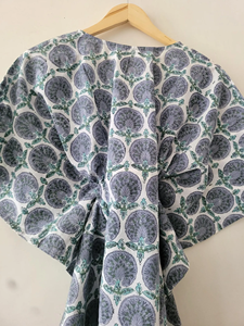 Exquisito Kimono Estampado con Diseño Floral, 100% Algodón, para Mujer, Verano, Transpirable, Ecológico, Cuello en V, Estilo Boho, Ropa de Estar por Casa - Product Image 4