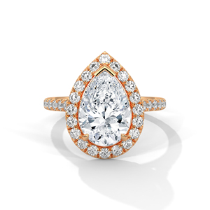 แหวนเพชรทองคำ 14K เพชรเพาะเลี้ยงในห้องปฏิบัติการ แหวนทองคำแท้ 18K สำหรับผู้หญิง สไตล์คลาสสิก รับรองโดย IGI แหวนหมั้น แหวนวันครบรอบ - Product Image 3