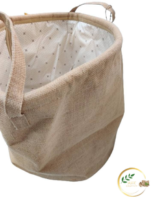 Heavy Duty Jute Laundry Bag with Strong Fabric for Dirty <b>Clothes</b> and Linen <b>Storage</b> - Product Image 2