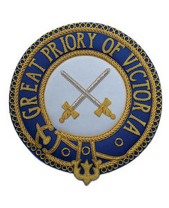 Insignias de fieltro bordadas para mandil masónico, de alta calidad, al por mayor, hechas en Pakistán a precio económico - Product Image 1