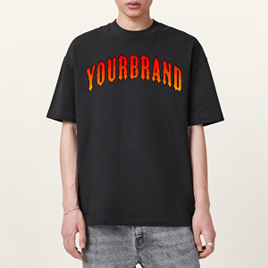 เสื้อยืดโอเวอร์ไซส์คุณภาพสูง ผ้าฝ้าย 100% สั่งทำพิเศษ พิมพ์ลาย ปักลาย แขนสั้น สำหรับผู้ชาย - Product Image 1