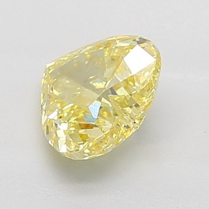 Diamante Suelto en Forma de Corazón, Color Amarillo Intenso, 2.01 Ct, Claridad VS1, Corte Excelente, Certificado, para Joyería de Lujo - Product Image 3