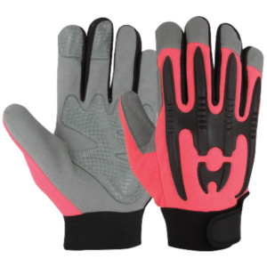 Guantes de Seguridad para Trabajo Pesado, Resistentes a Impactos, Reforzados con Cuero Sintético Amara, Guantes Mecánicos - Product Image 6