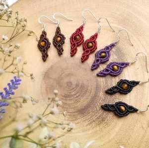 Pendientes de Labradorita Hechos a Mano, Pendientes Colgantes Étnicos Bohemios con Piedras Preciosas Naturales, Joyería para Mujer, Accesorios de Regalo - Product Image 5