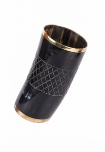 Verre à boire en corne de buffle véritable, écologique, fait main, forme naturelle, pour REHMAN CRAFT - Product Image 3