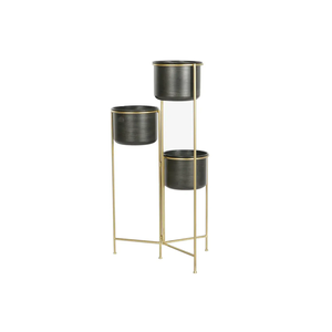 กระถางโลหะ 30X21X80 สีทอง - Product Image 2