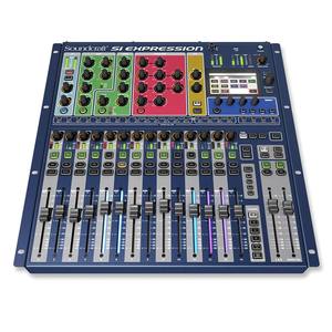 Digital Audio <b>Mixer</b> Console 14 Channel Soundcraft Si Expression USB Recording Mixing <b>Desk</b> for Studio Live Sound - Product Image 1