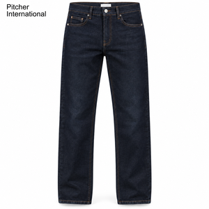 Custom <b>Mens</b> Blue <b>Jeans</b> Stonewash Denim Bulk Wholesale <b>Jeans</b> Factory for US Casual Fashion Brands Private Label - Product Image 5