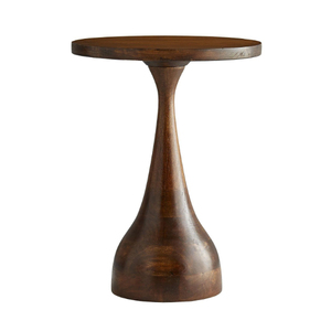 Traditional <b>Round</b> <b>Wooden</b> <b>Coffee</b> <b>Table</b> With Tapered Base Handmade Antique Style Living Room Furniture Customized Side <b>Table</b> - Product Image 5