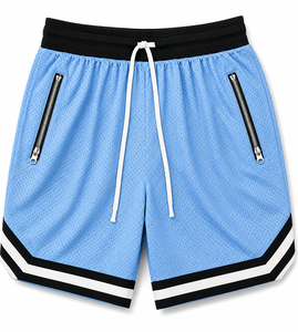 Shorts de basket-ball verts personnalisés pour hommes, shorts d'entraînement en mesh respirant, uniforme d'équipe, vêtements de sport - Product Image 4