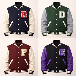Custom Clothing Manufacturer Sublimation Varsity <b>Jackets</b> Leather Varsity <b>Jackets</b> Men Custom Logo Winter <b>Jacket</b> - Product Image 4